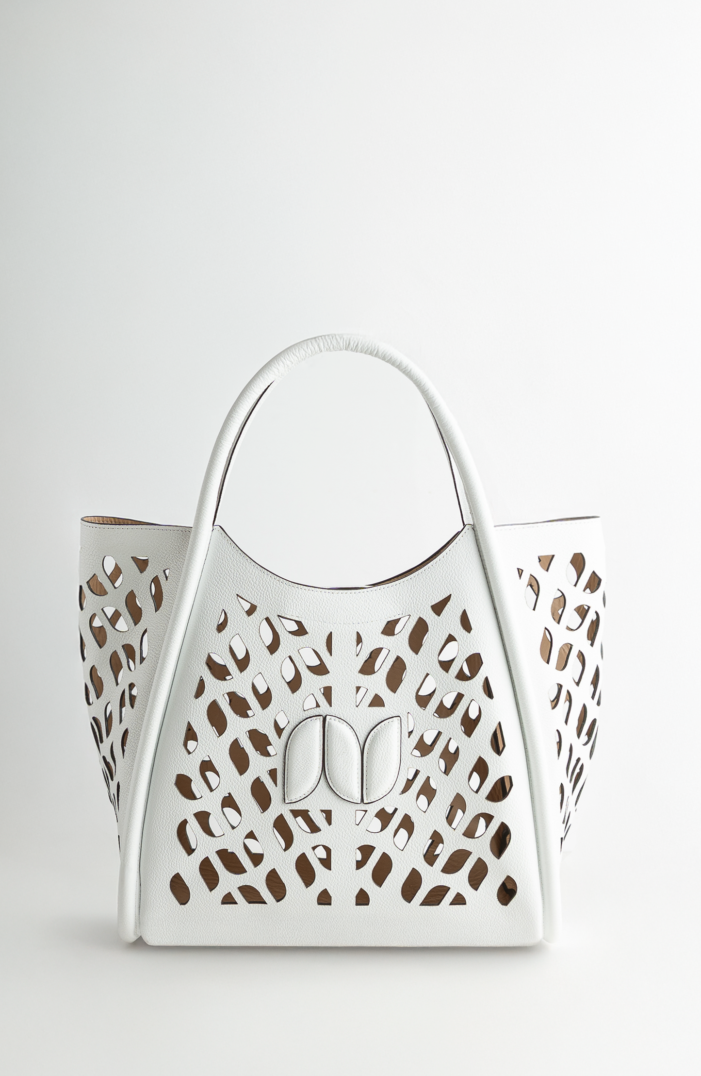 CALIXTO CAGE TOTE WHITE