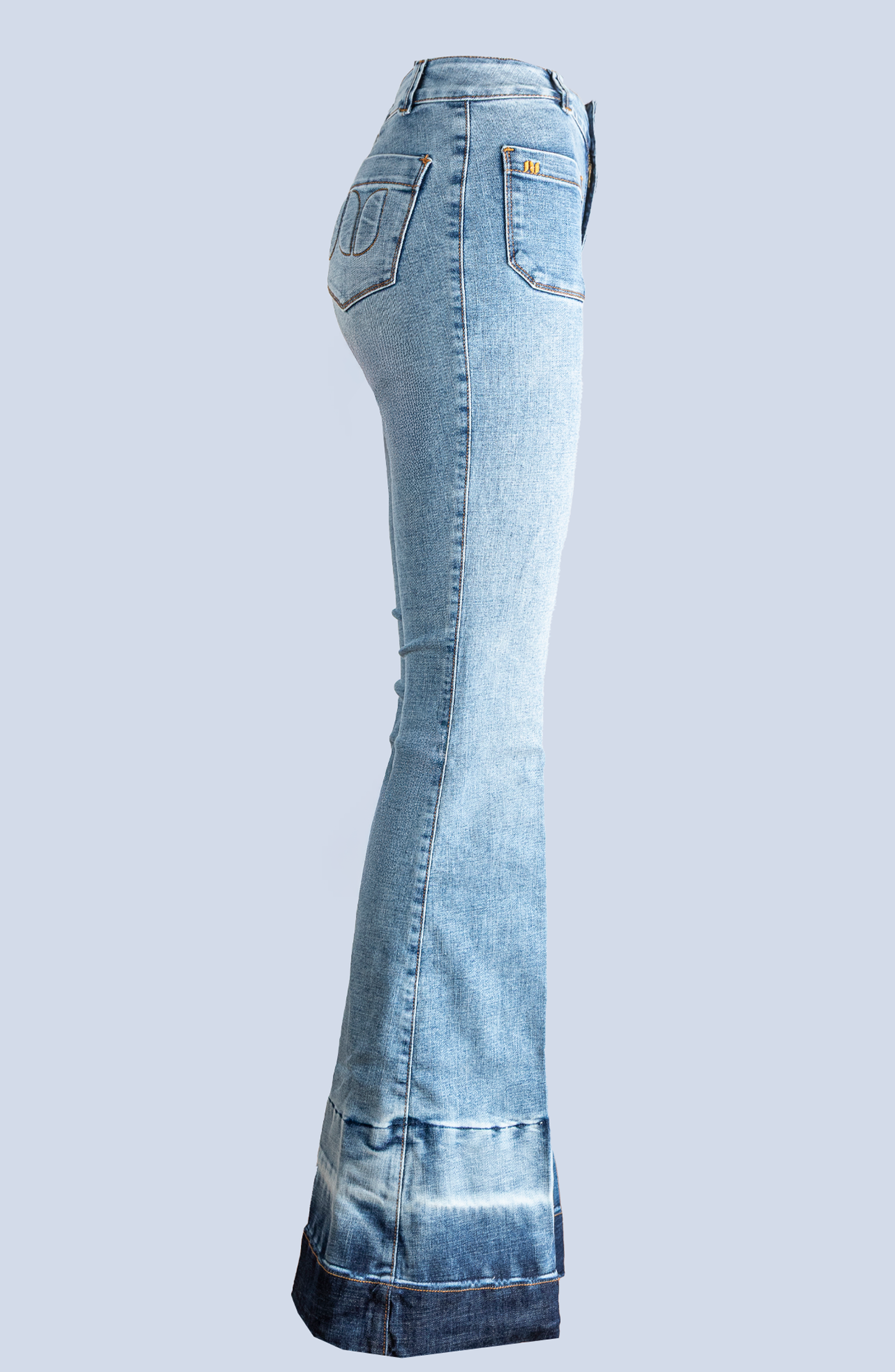 DOYENNE STONE WASH WITH HEM DETAIL