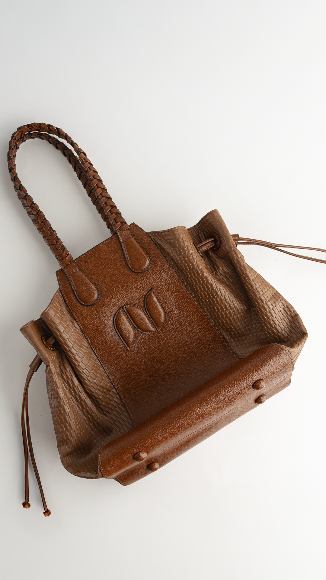 MARINA TOTE LEATHER COÑAC