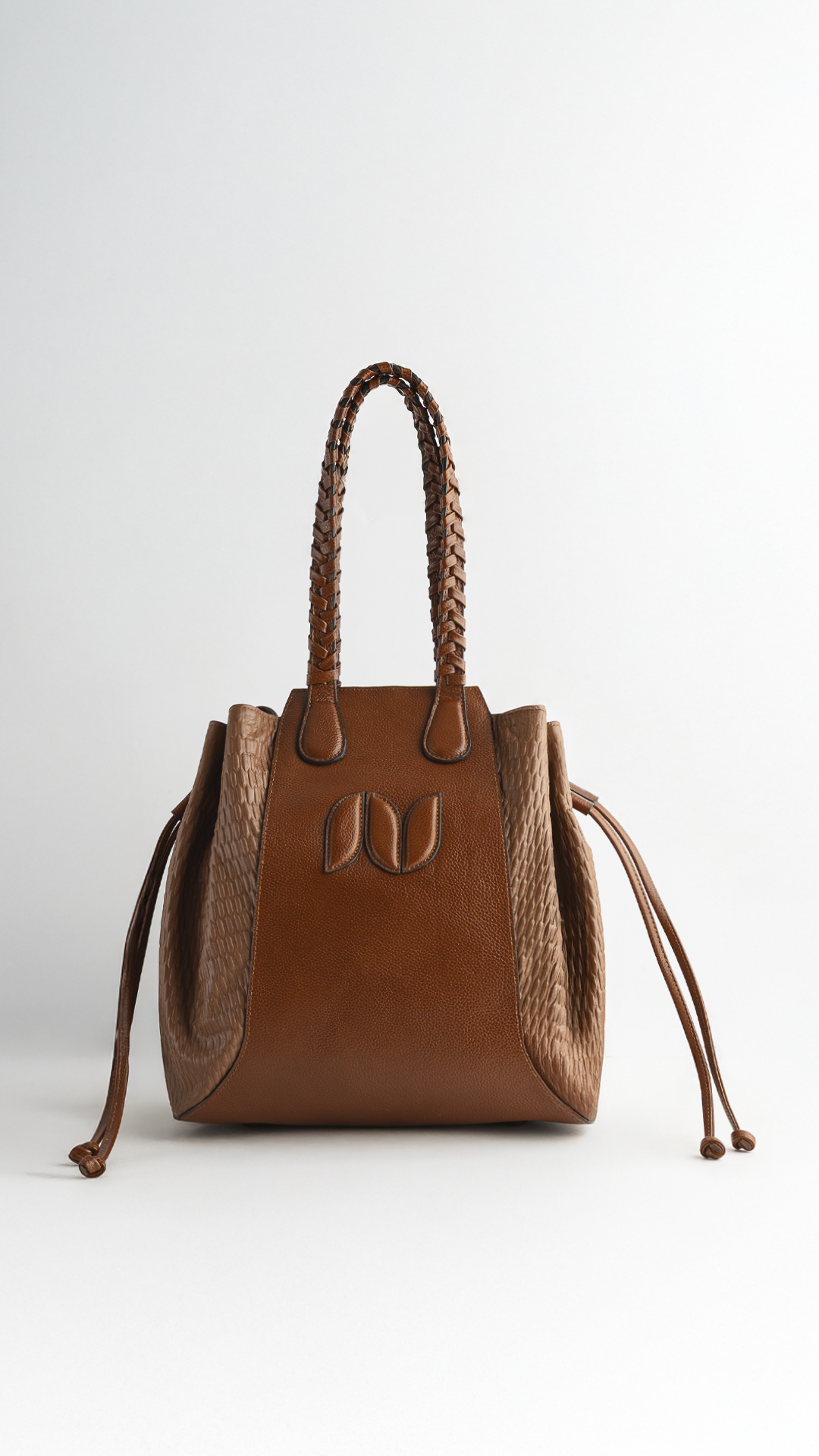 MARINA TOTE LEATHER COÑAC