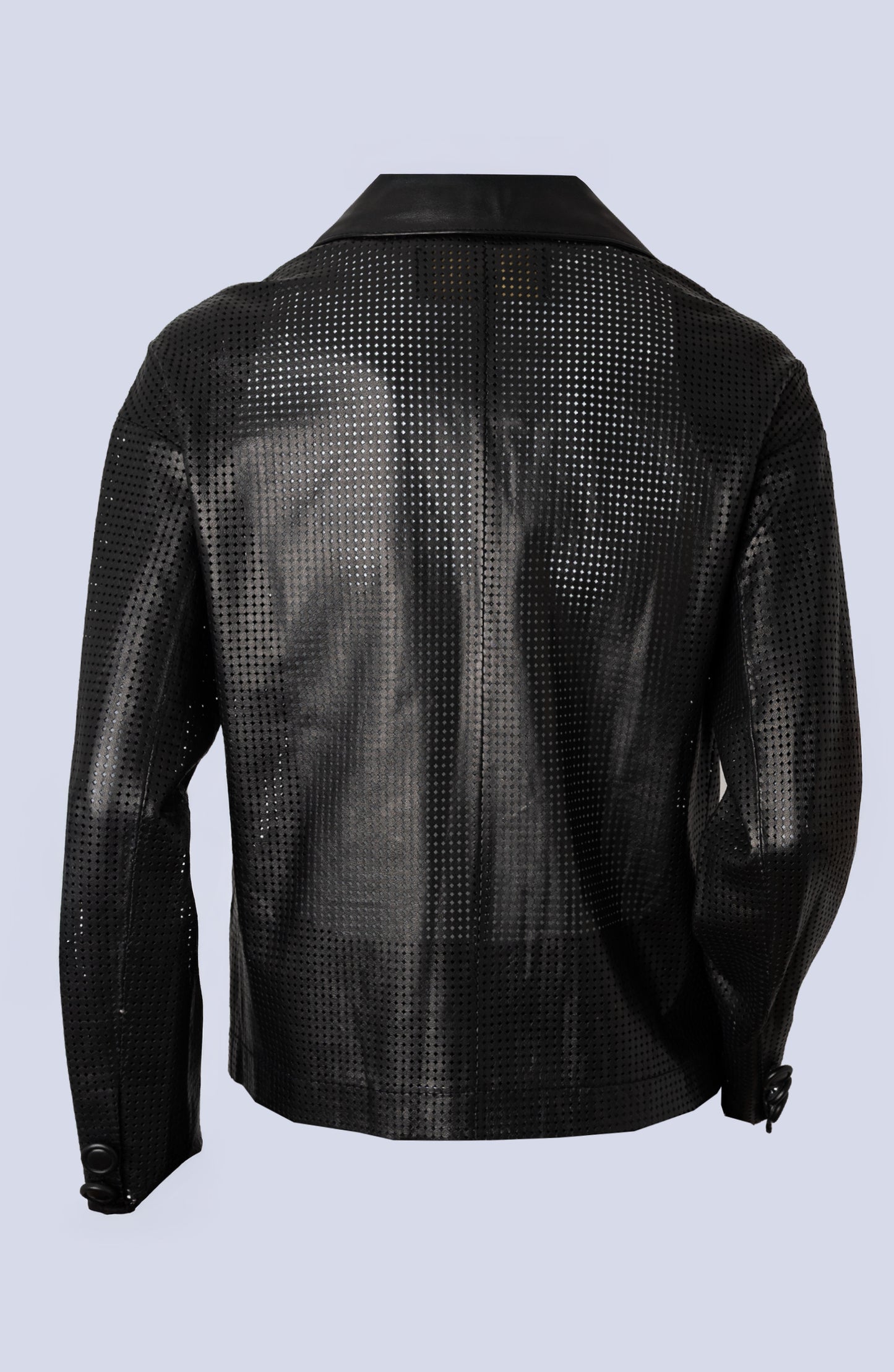 Perforated Leather Jacket