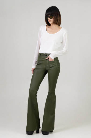 DOYENNE LEATHER JEANS