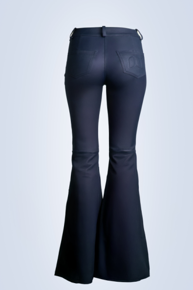 DOYENNE LEATHER JEANS MIDNIGHT BLUE