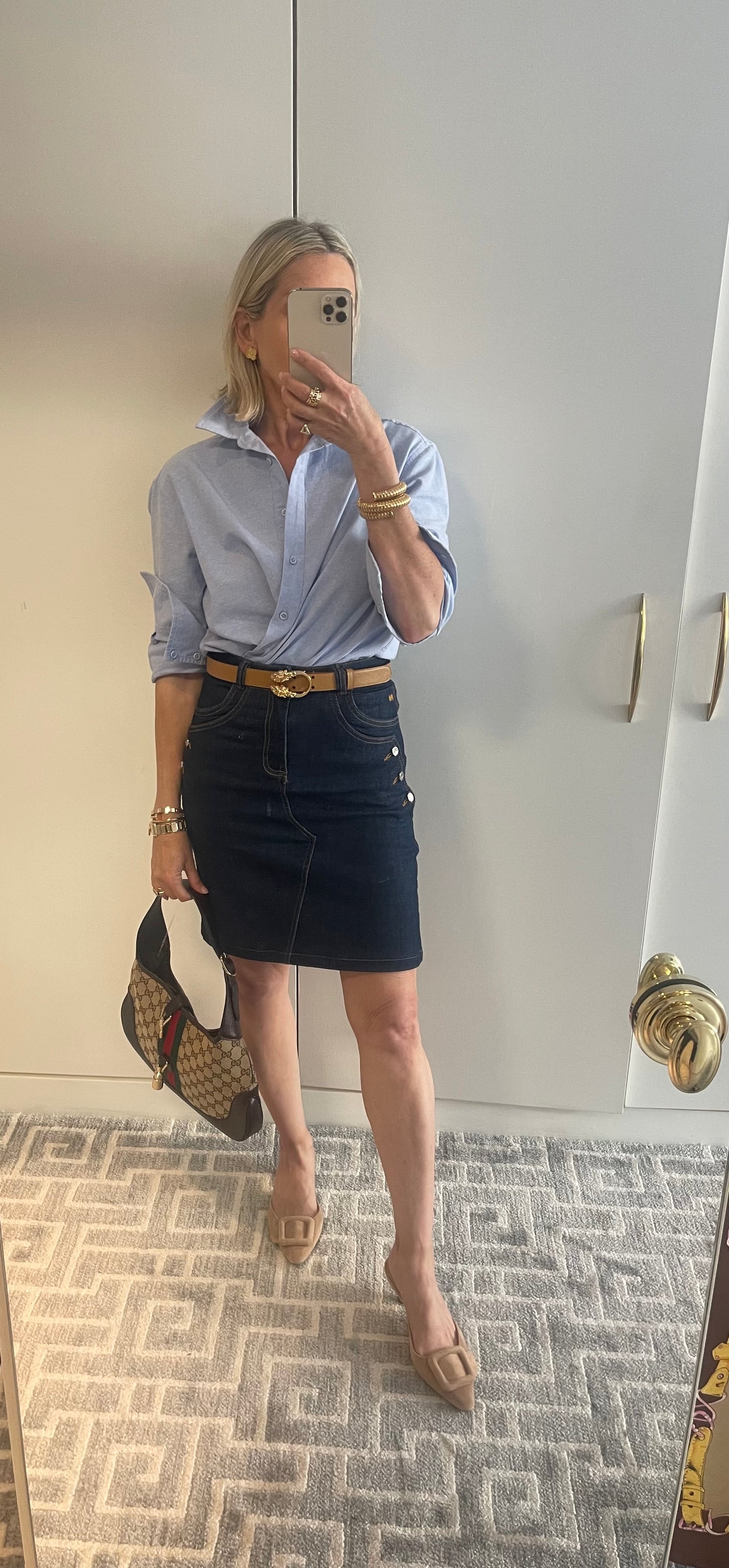 Bouvier Denim Skirt