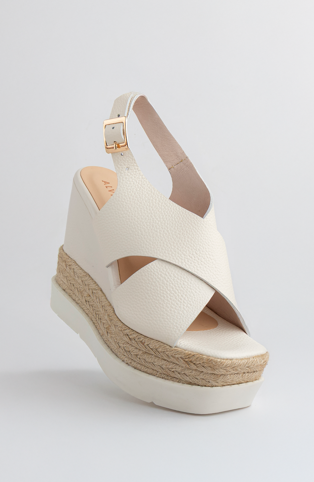 Alvin Valley Jacobs wedge sandal in ivory