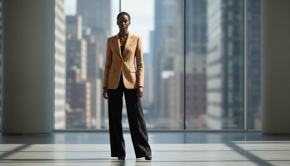 The Art of the Blazer with Black: A Masterclass in Timeless Power Dressing