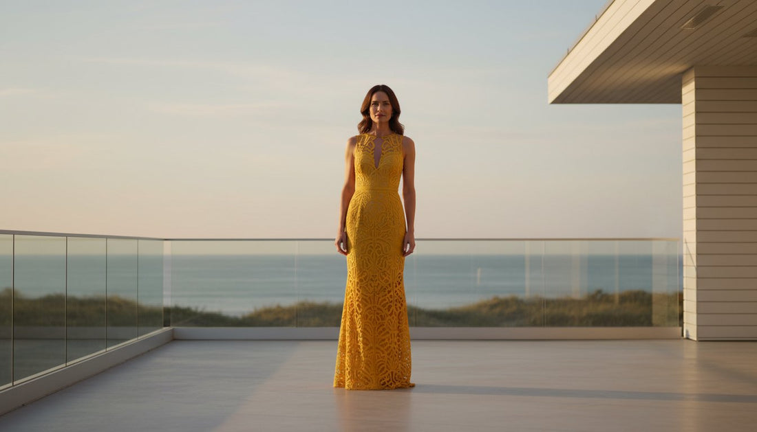 The Sunshine Lace Maxi Dress: A Masterclass in Luxury Resort Sophistication