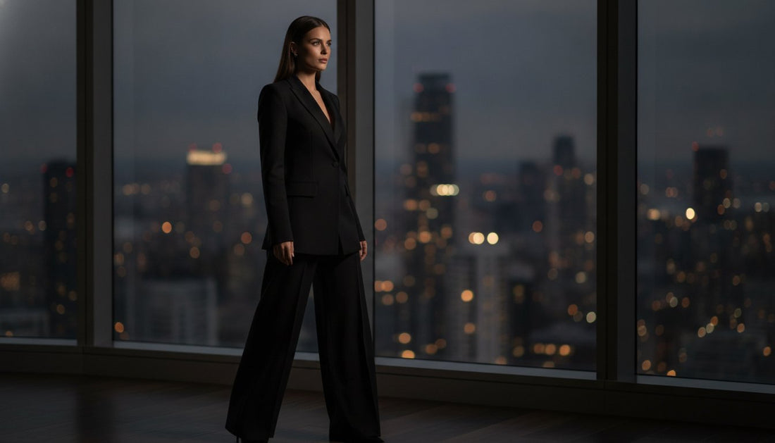 Blazer with Black: Mastering the Art of Monochromatic Power Dressing