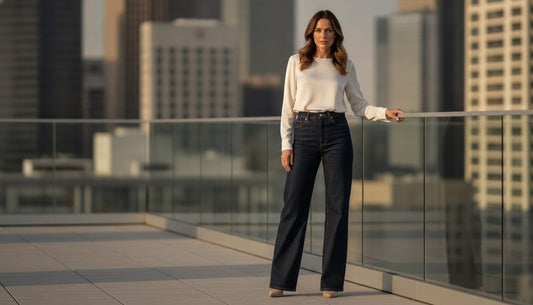 High-Waist Wide-Leg Jeans: The Definitive Guide to Luxury Denim Tailoring (2026)