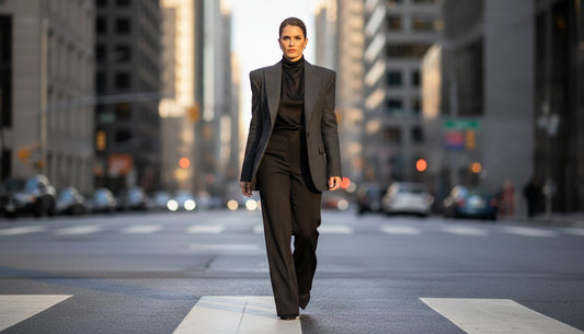 The Blazer with Black: A Masterclass in Sophisticated Contrast and Power Dressing