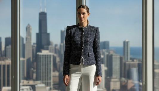 The Designer Tweed Jacket: A Masterclass in Texture and Tailoring