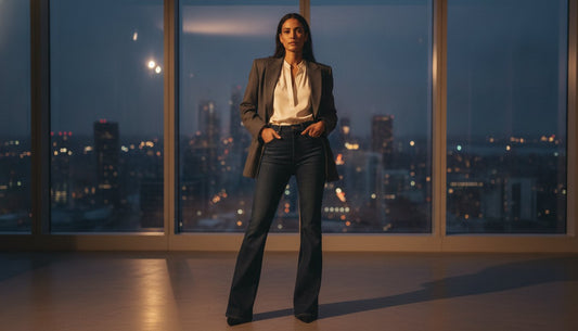 The Doyenne Jean in Dark Wash: The Architectural Apex of Designer Denim