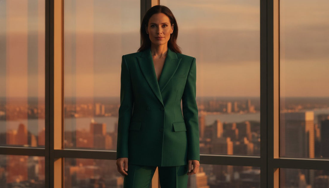 The Green Blazer: A Study in Sartorial Authority and Modern Luxury