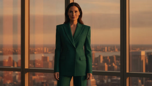 The Green Blazer: A Study in Sartorial Authority and Modern Luxury
