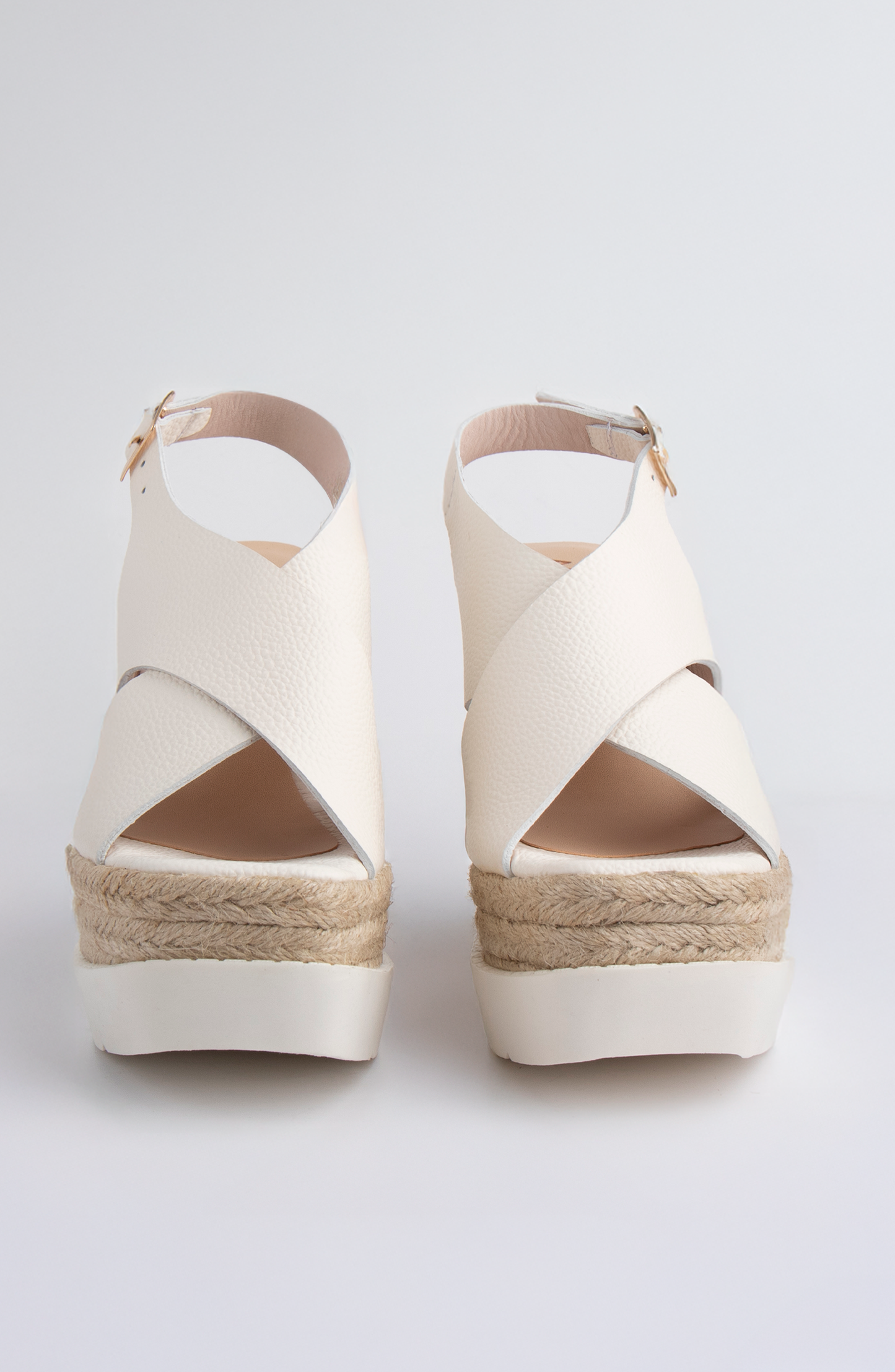 JACOBS WEDGE SANDAL IVORY