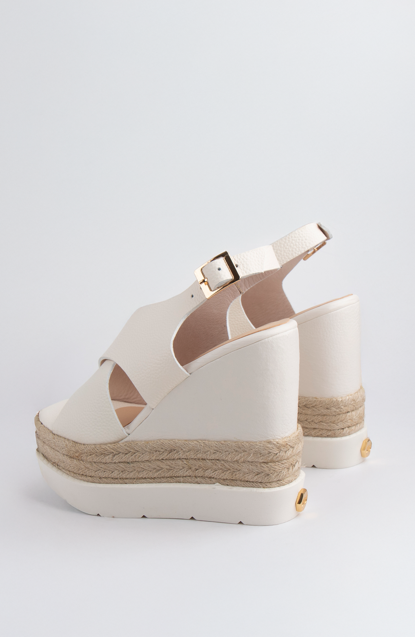 JACOBS WEDGE SANDAL IVORY