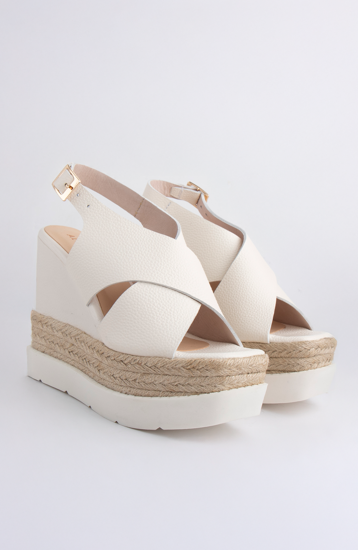 JACOBS WEDGE SANDAL IVORY