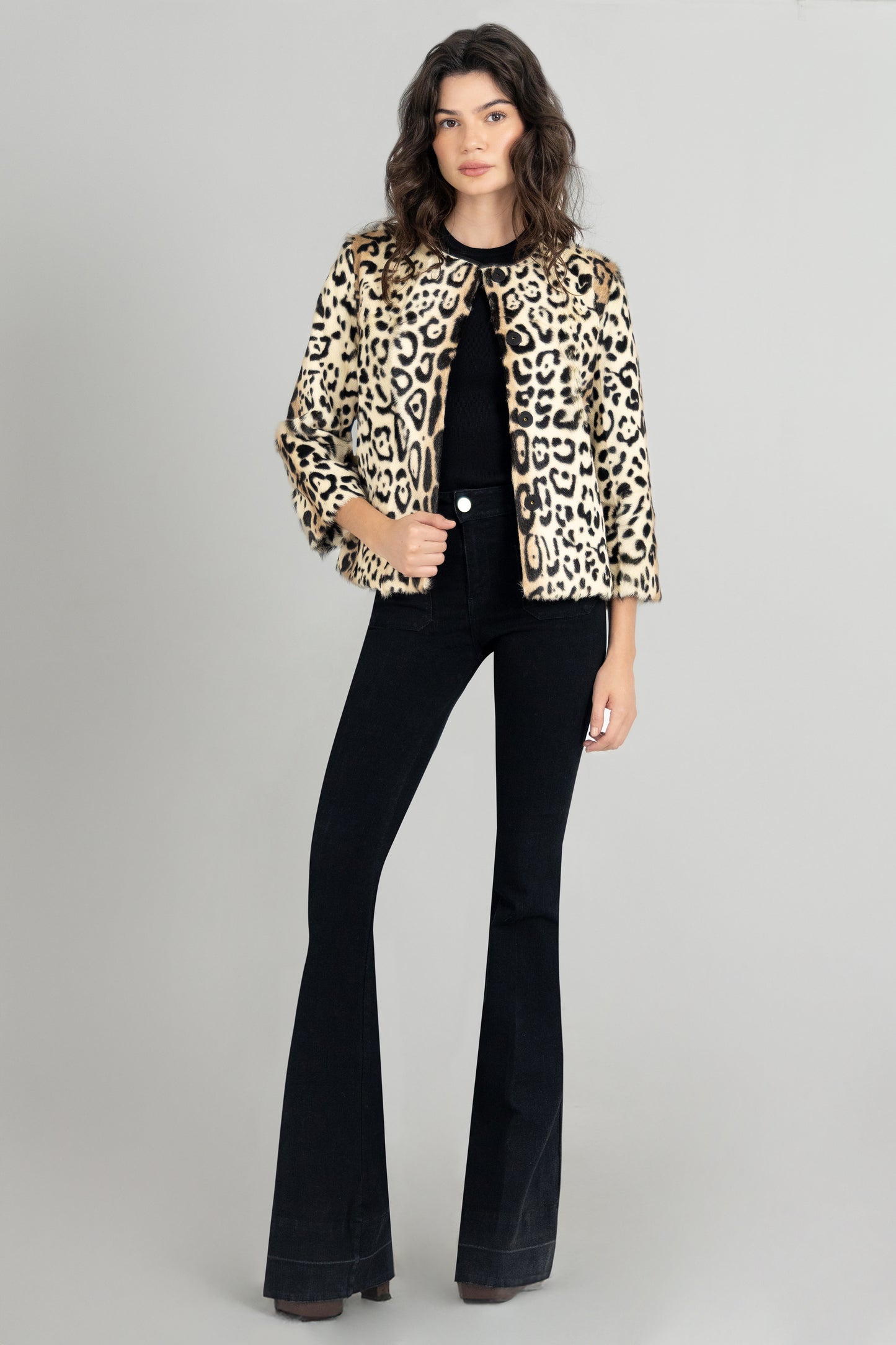 LEOPARD GOAT JACKET