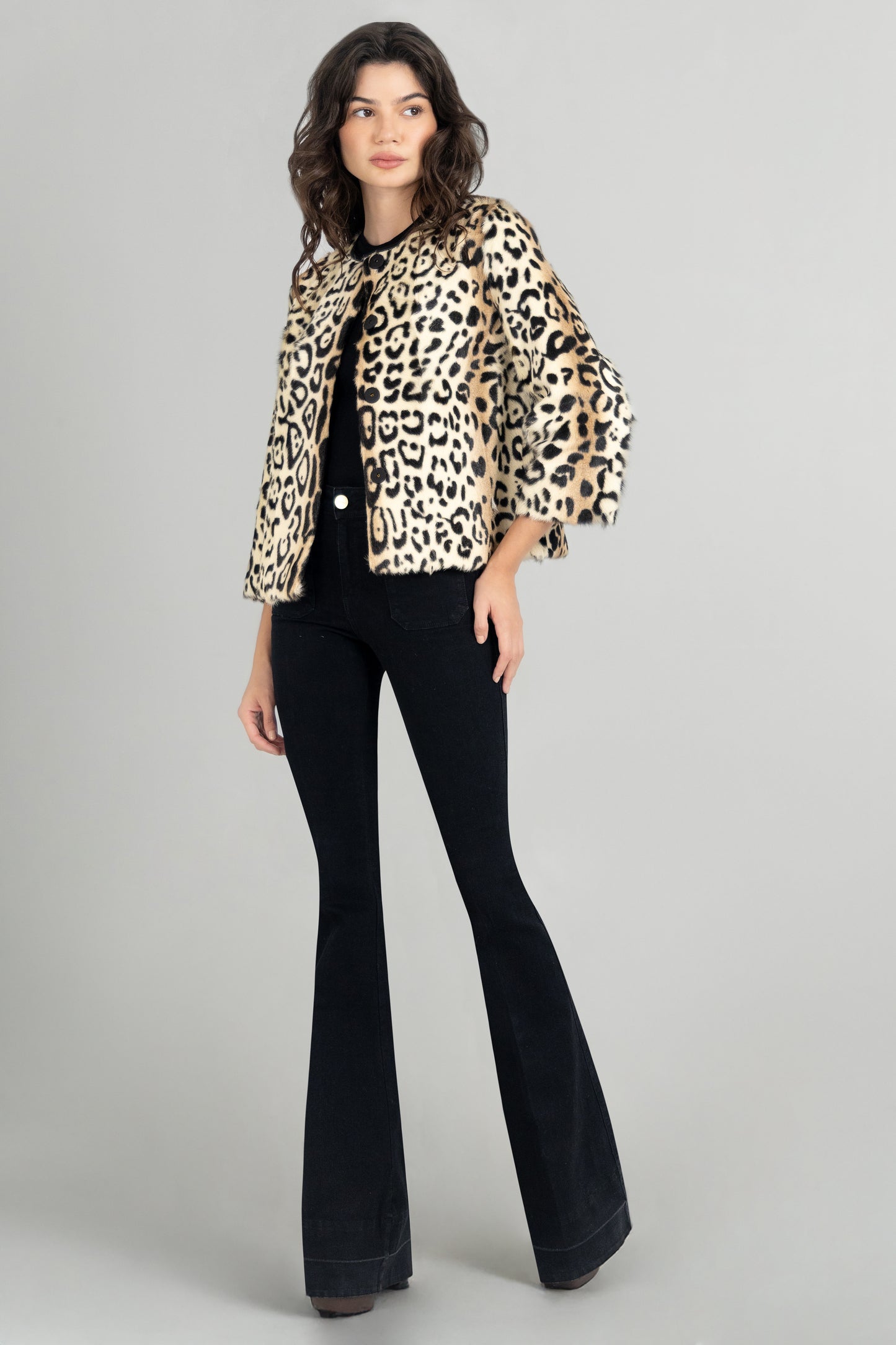 LEOPARD GOAT JACKET