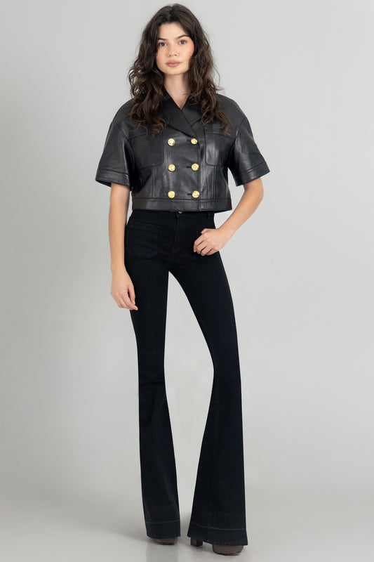 Crop DBL Breasted Jacket