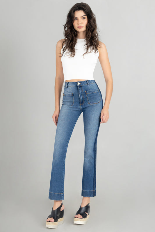 DOYENNE STRAIGHT LEG SIDE STRIPE