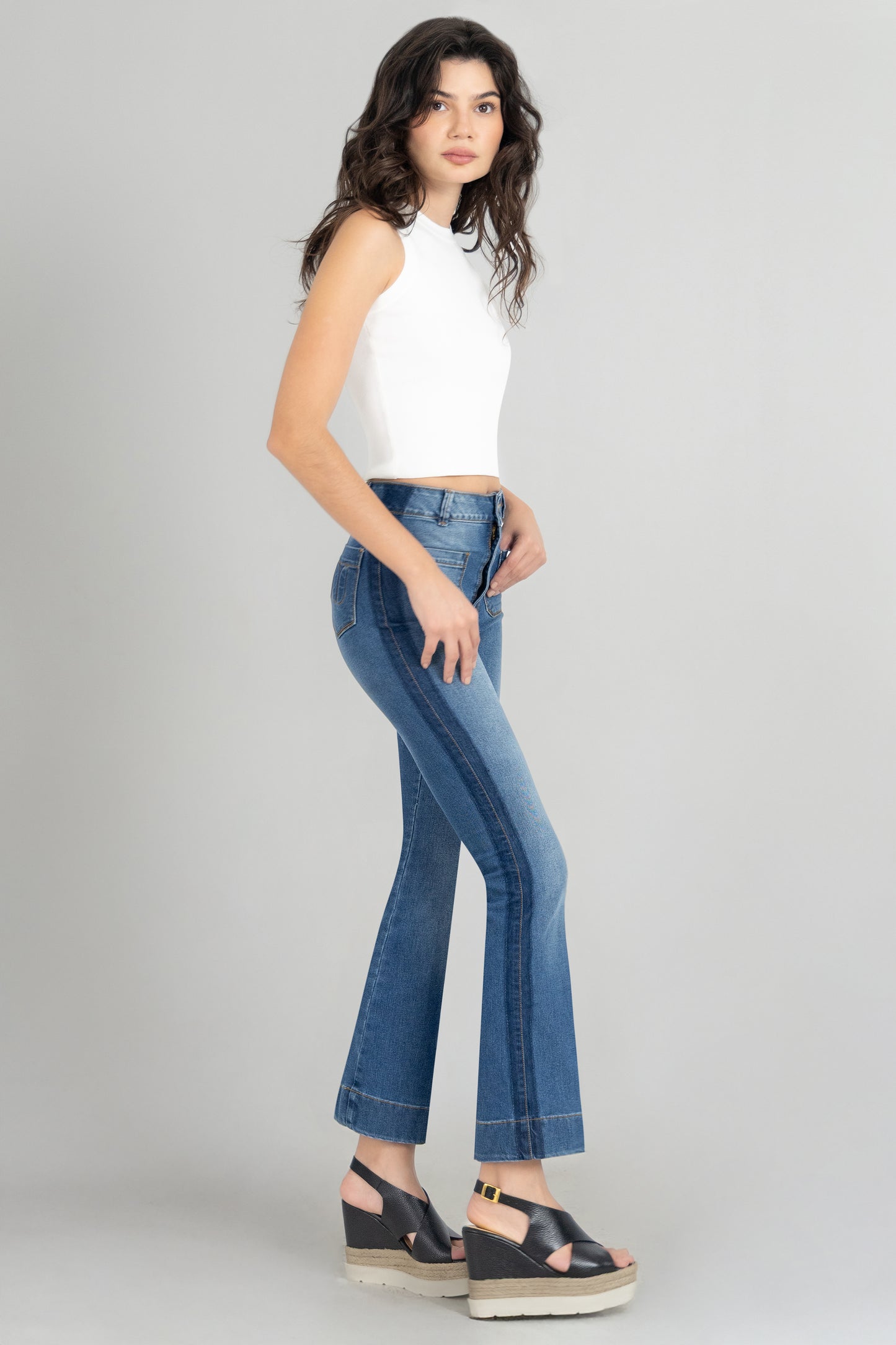 DOYENNE STRAIGHT LEG SIDE STRIPE