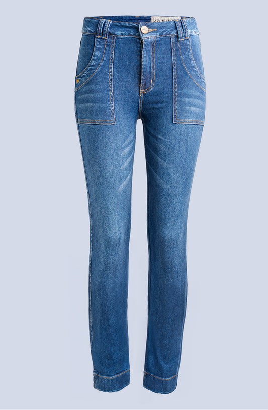 SOCIAL CLIMBER JEAN INDIGO