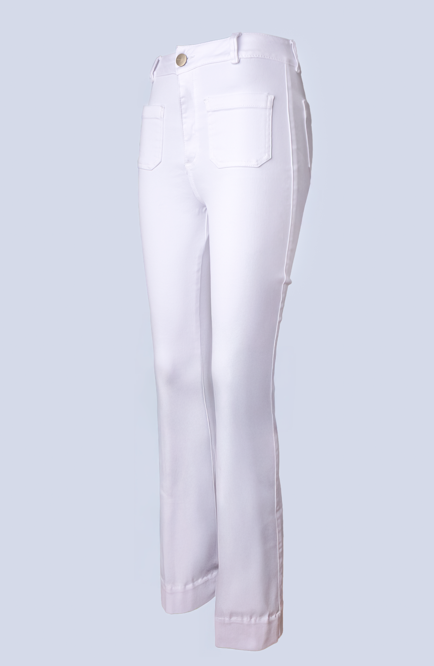 Doyenne Jean Straight Leg White