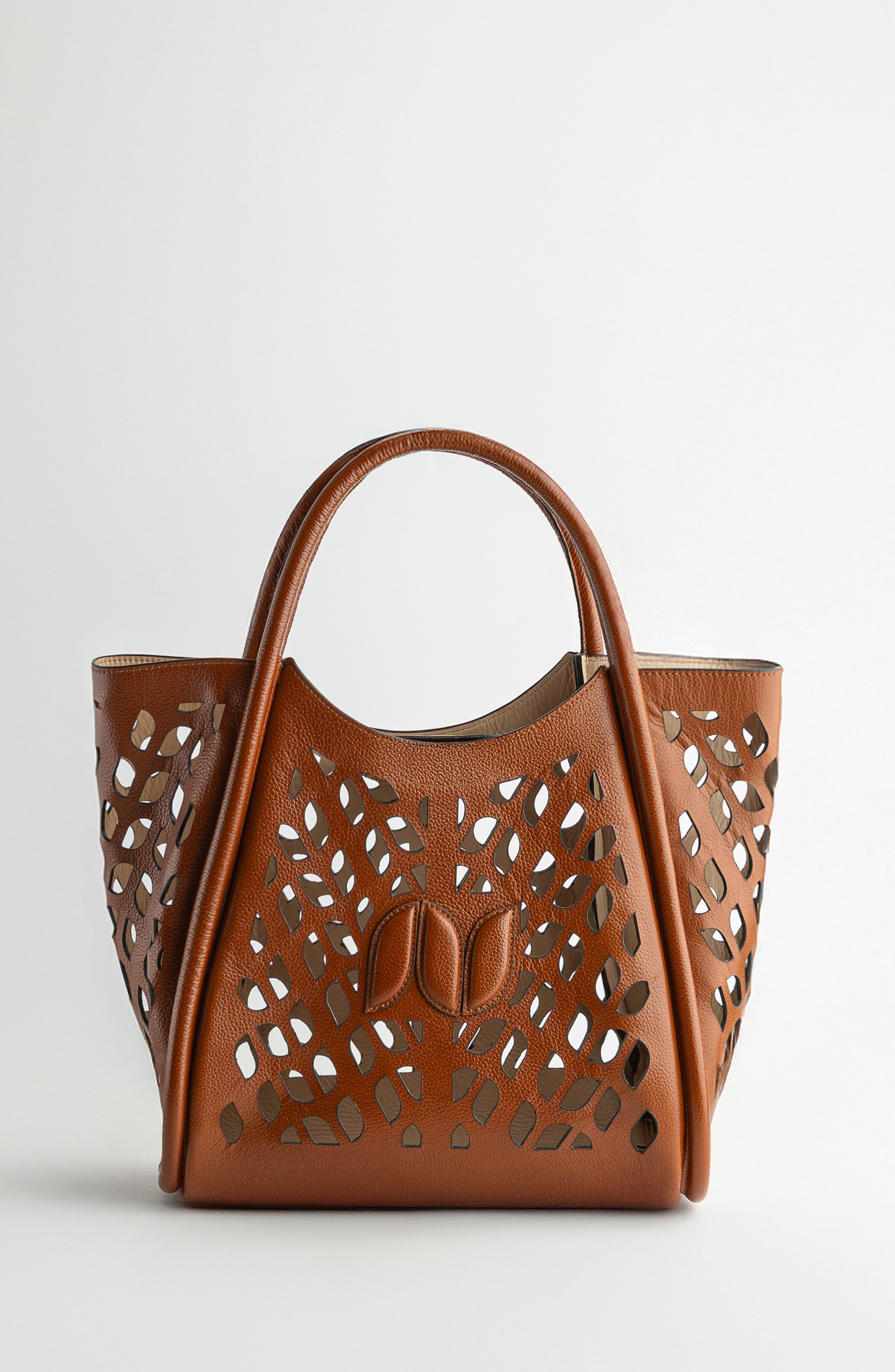 CALIXTO CAGE TOTE COÑAC