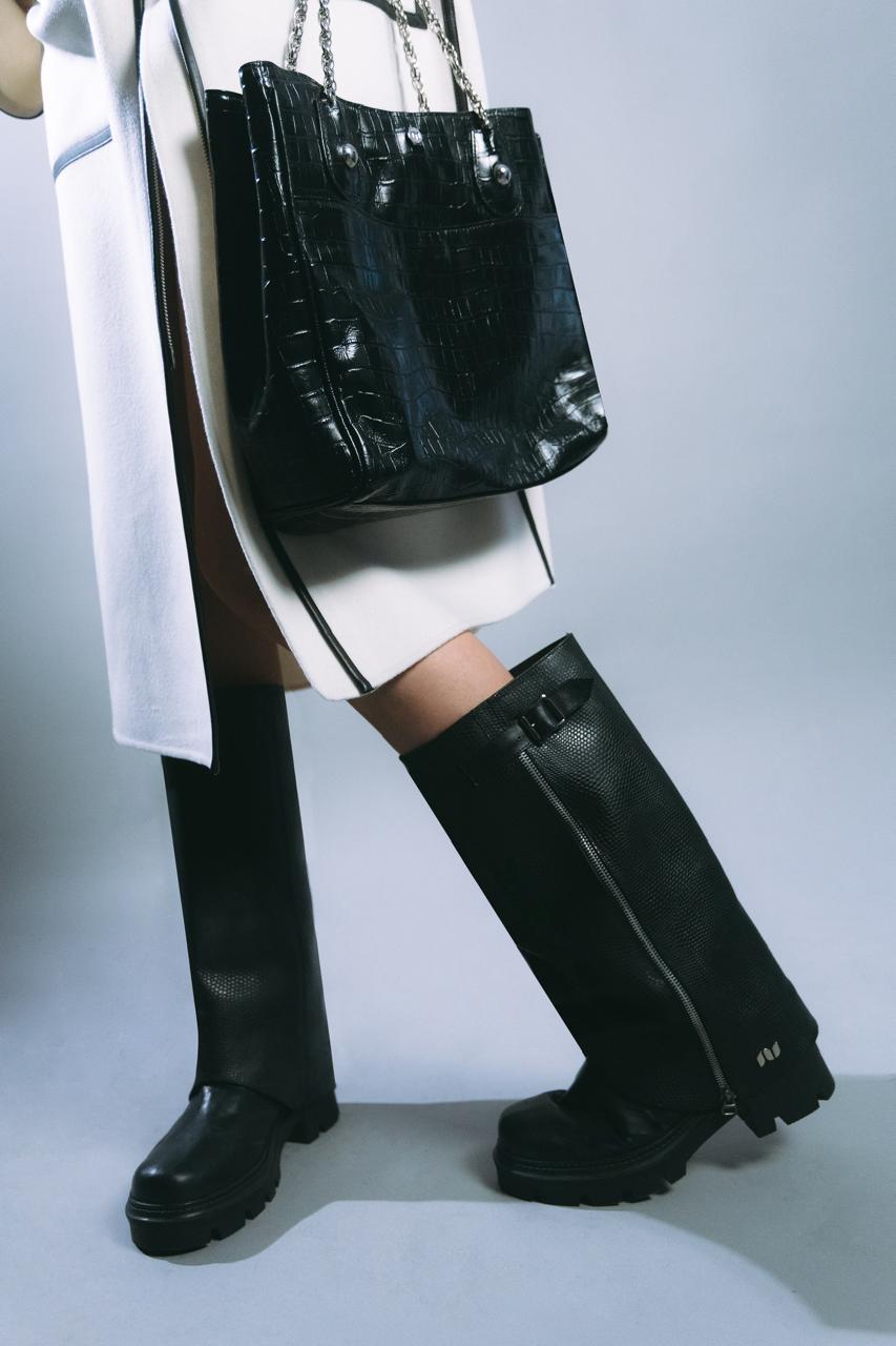 Croc Shoulder Bag