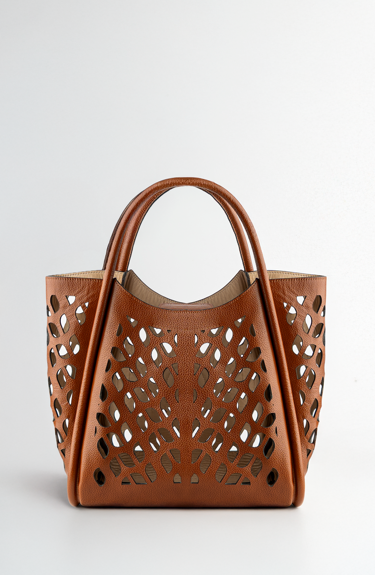 CALIXTO CAGE TOTE COÑAC