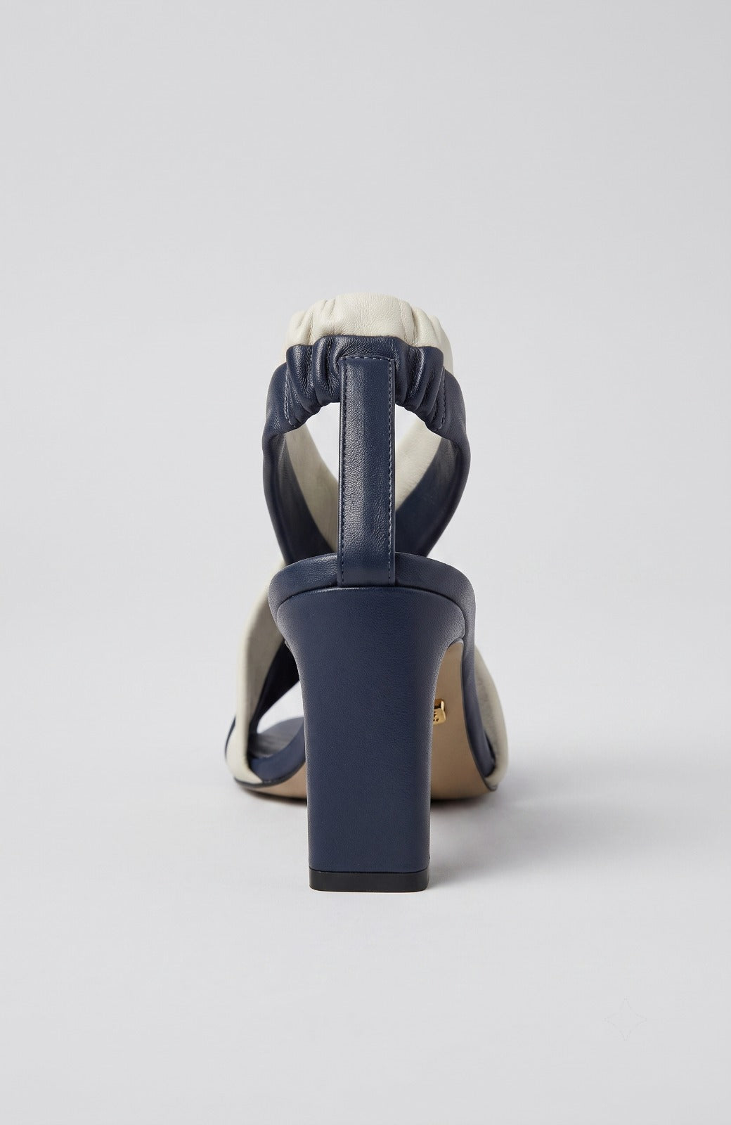 THE WRAP SANDAL NAVY/IVORY