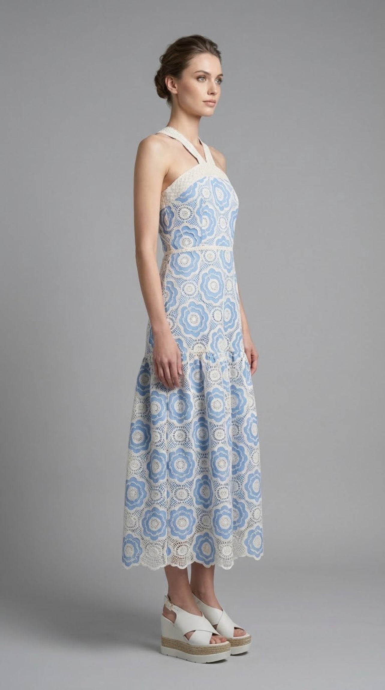 Sunshine Lace Maxi Dress