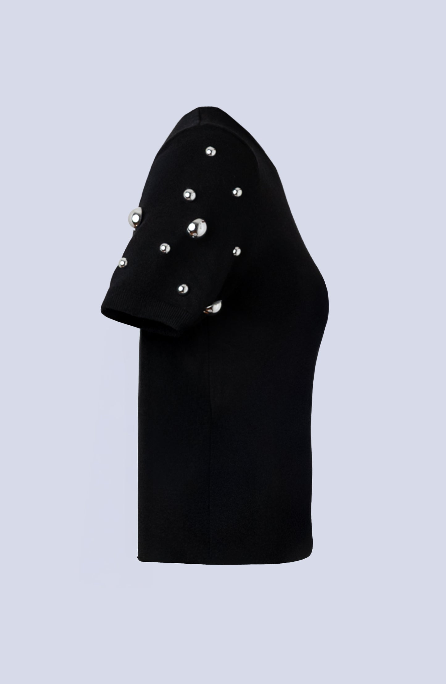 Short Sleeve T with Applique Pearls