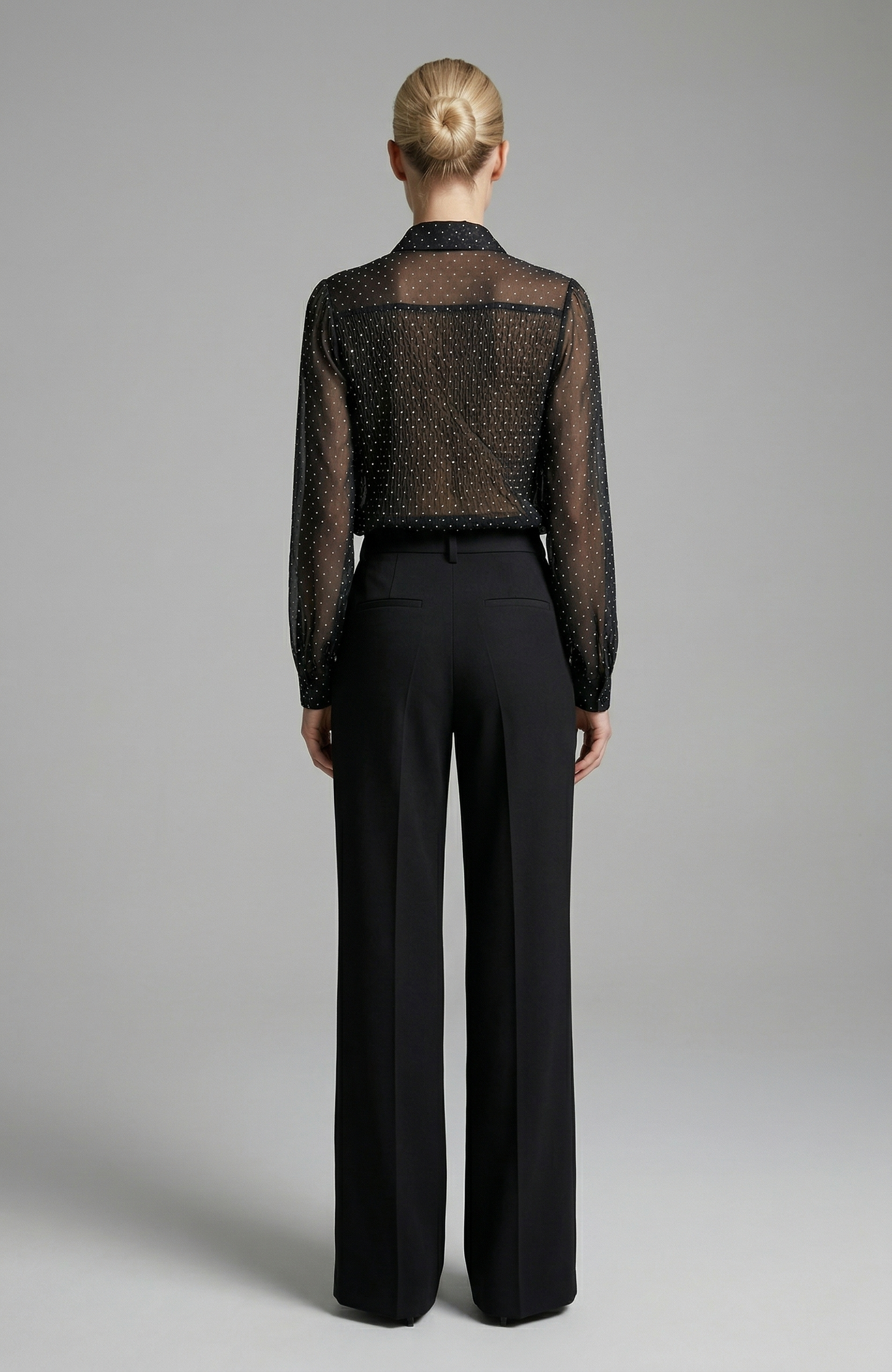 Ruffle Diamante Blouse