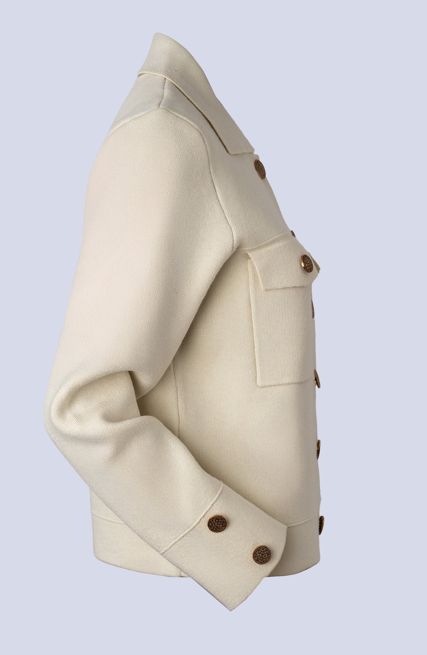 Knit Button Down Jacket