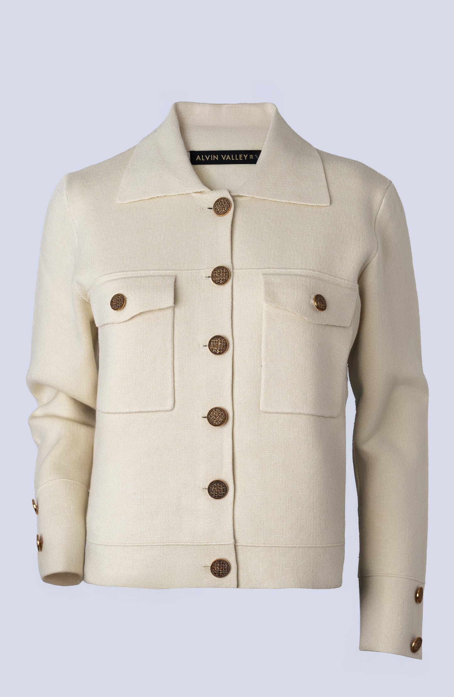 Knit Button Down Jacket