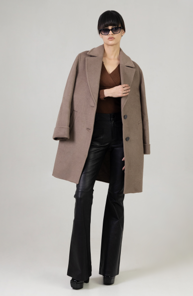 CLASSIC WOOL CAMEL COAT