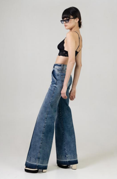 The Beyond Wide Leg Jean | Marble Wash – Alvin Valley