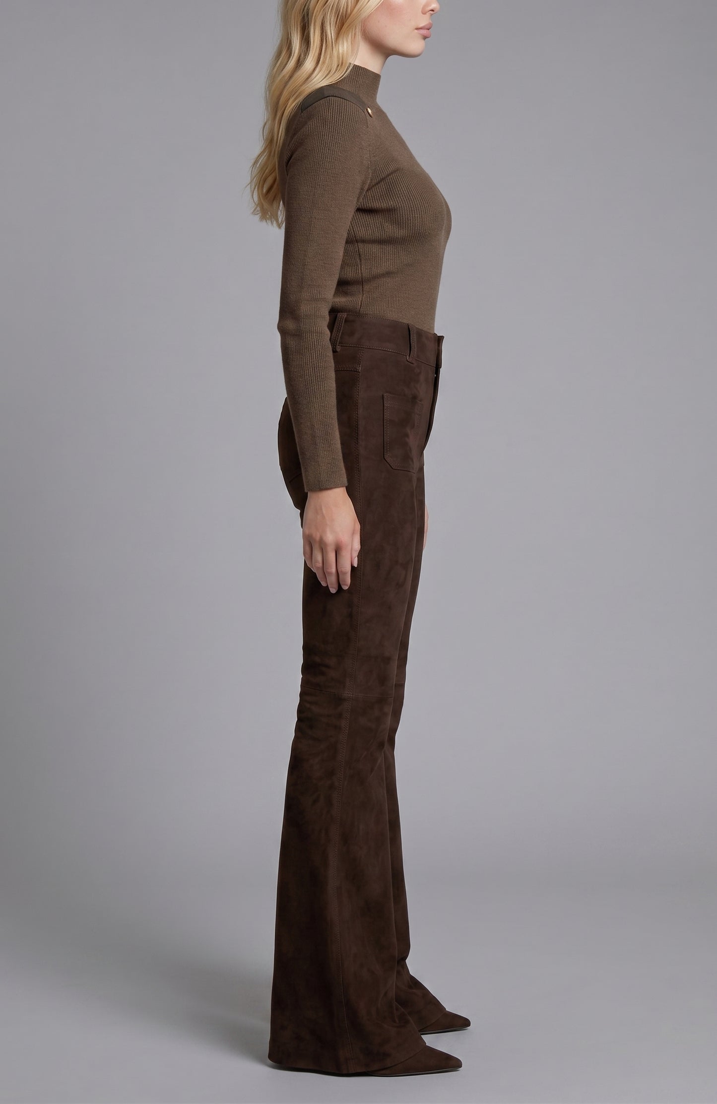 DOYENNE LEATHER SUEDE CHOCOLATE