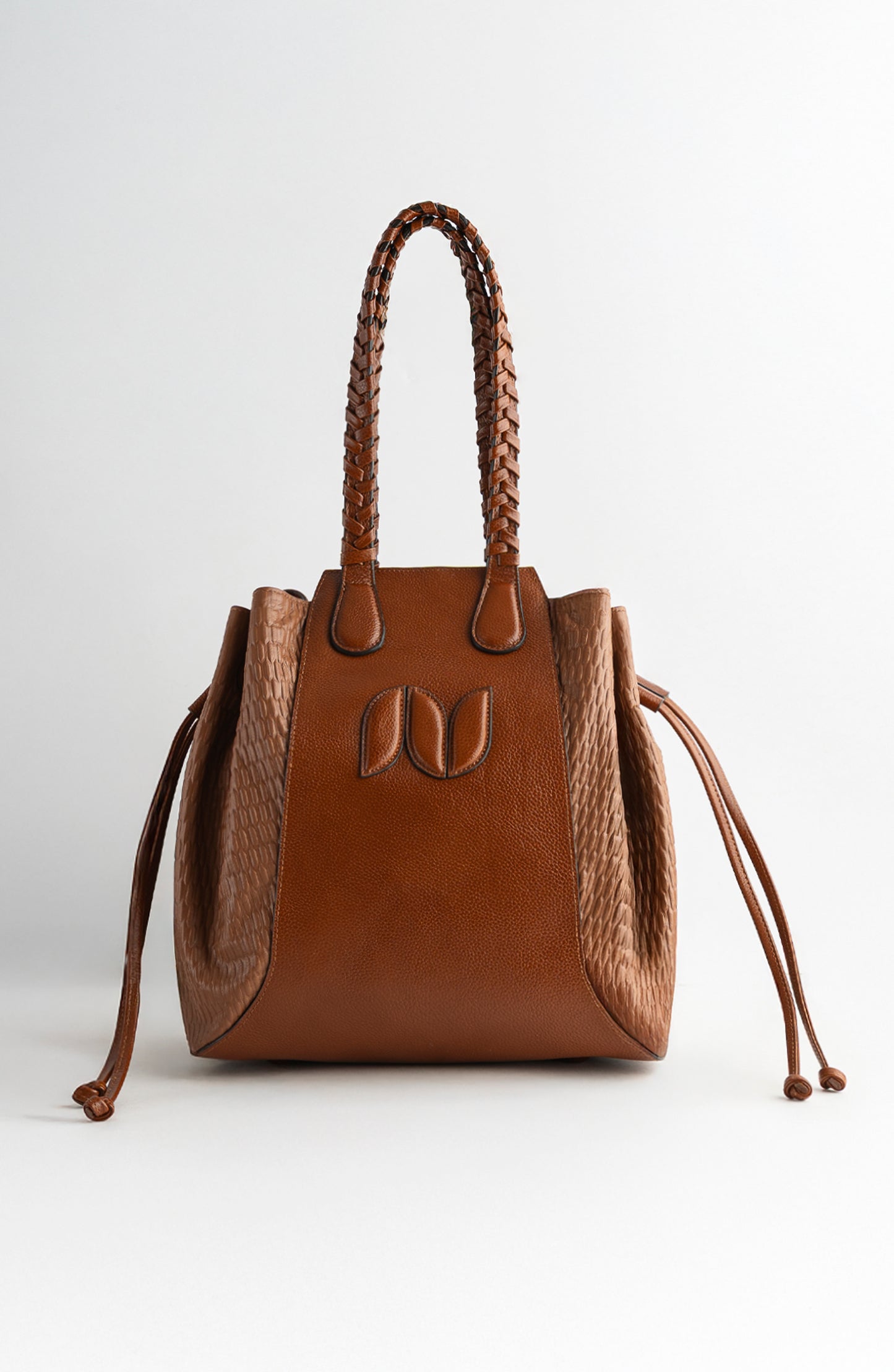 MARINA TOTE LEATHER COÑAC