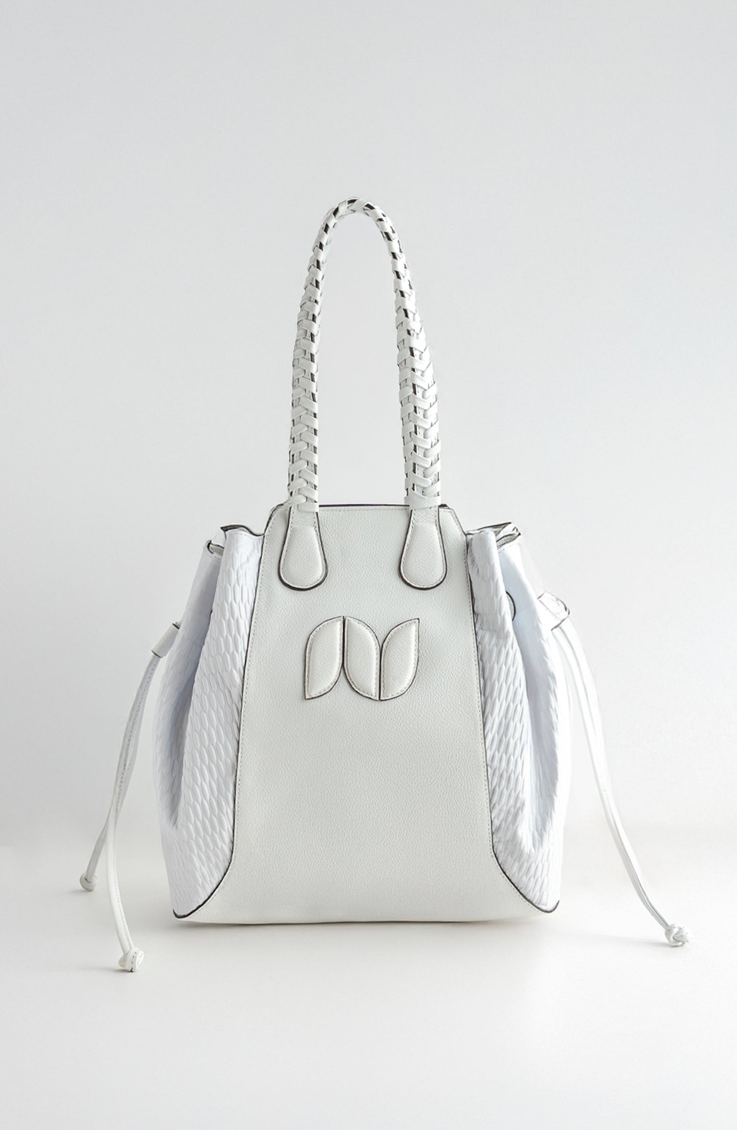 MARINA TOTE LEATHER WHITE