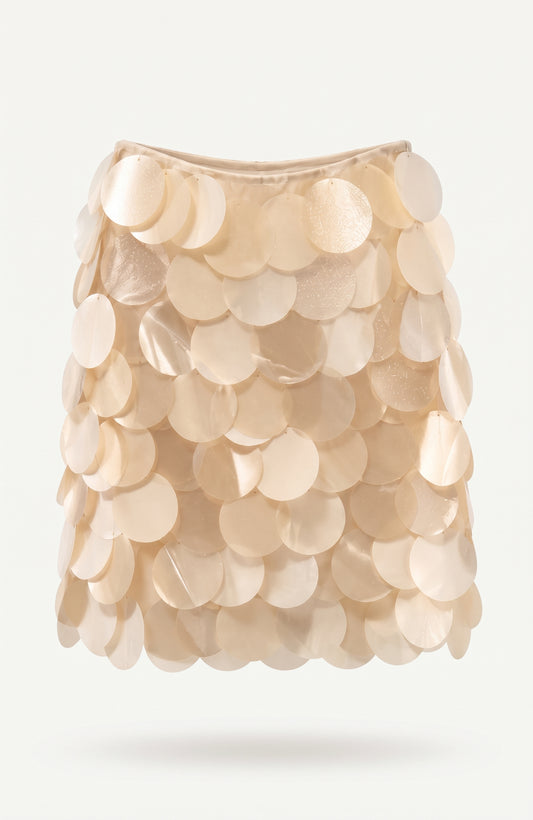 Oversized Paillette Skirt