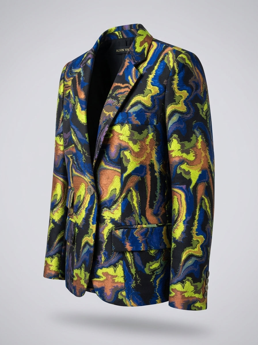 PSYCHEDELIC PRINT BLAZER