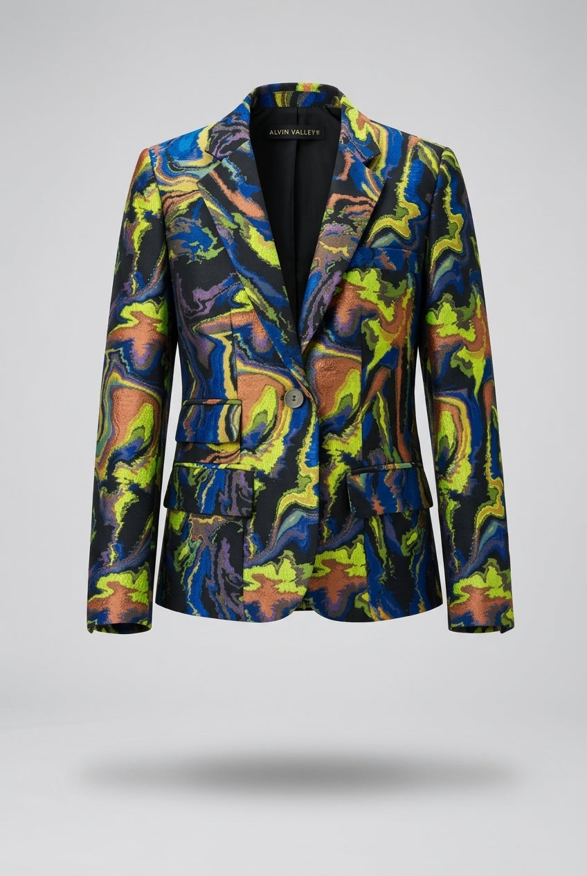 PSYCHEDELIC PRINT BLAZER
