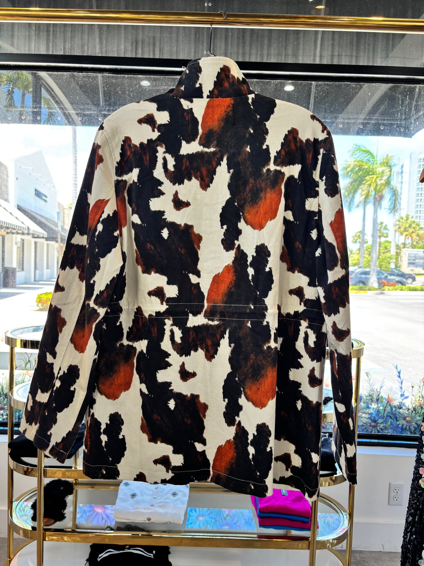 Cow Print Jacke