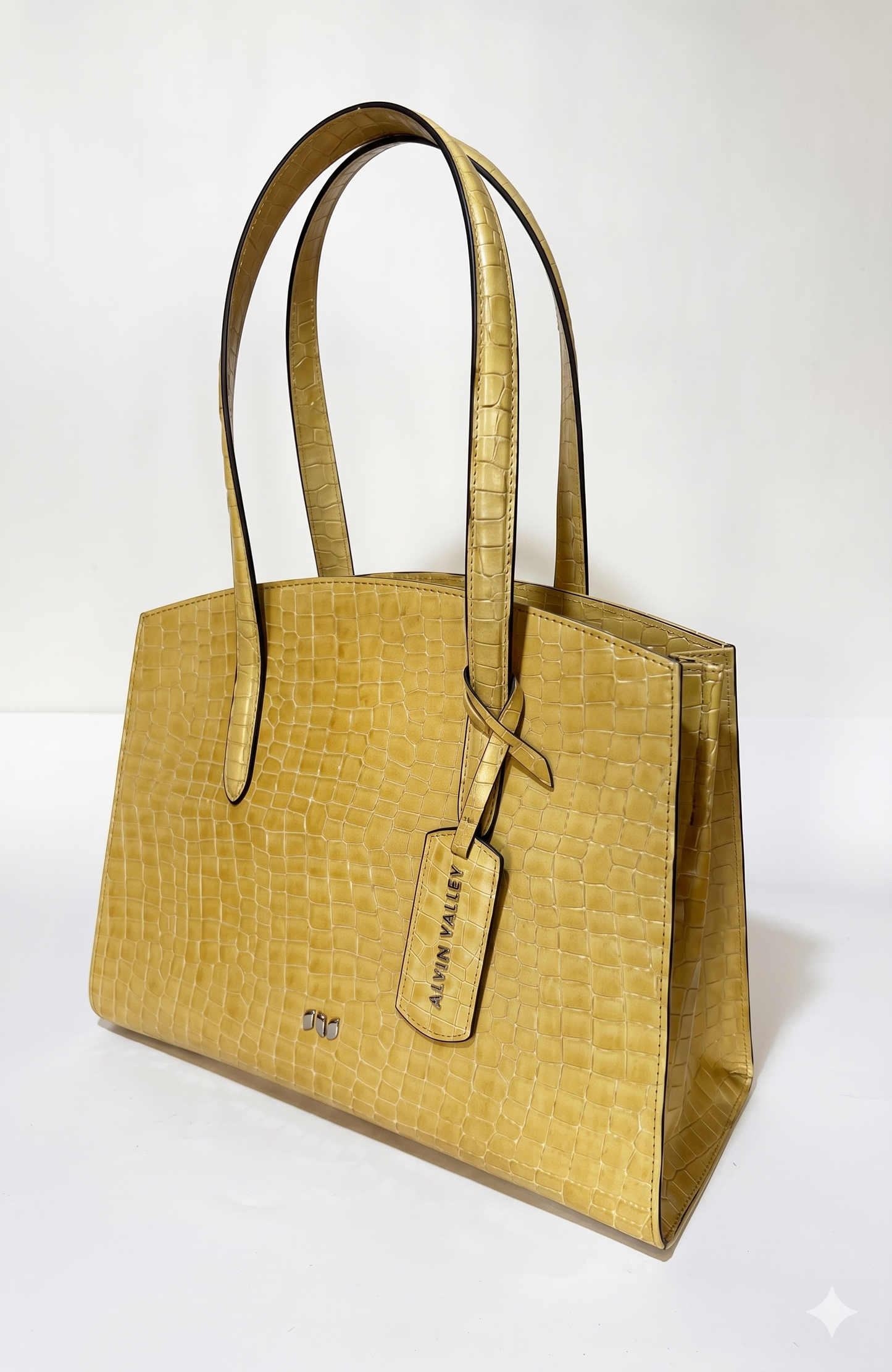 INGRASSIA BAG CAMEL CROCO