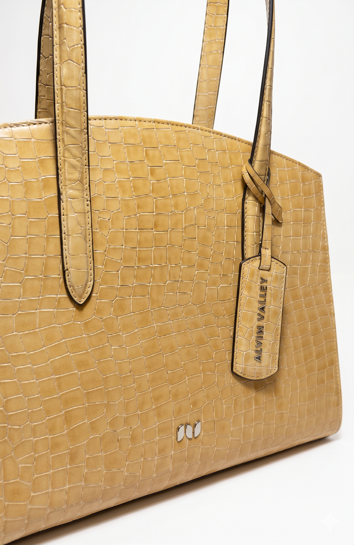 INGRASSIA BAG CAMEL CROCO
