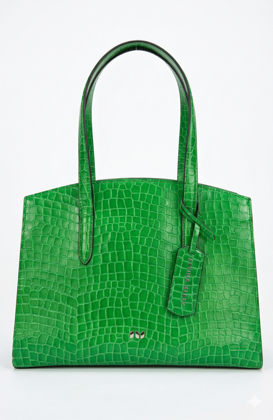 INGRASSIA BAG GREEN CROCO