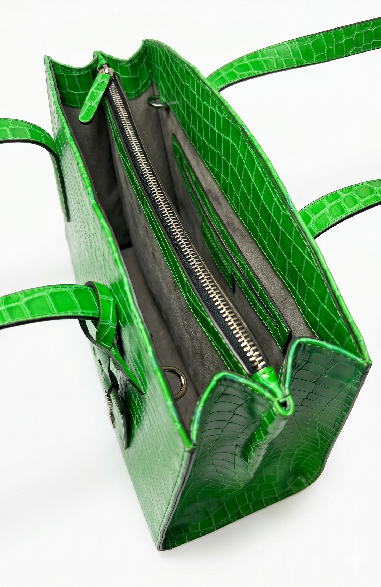 INGRASSIA BAG GREEN CROCO